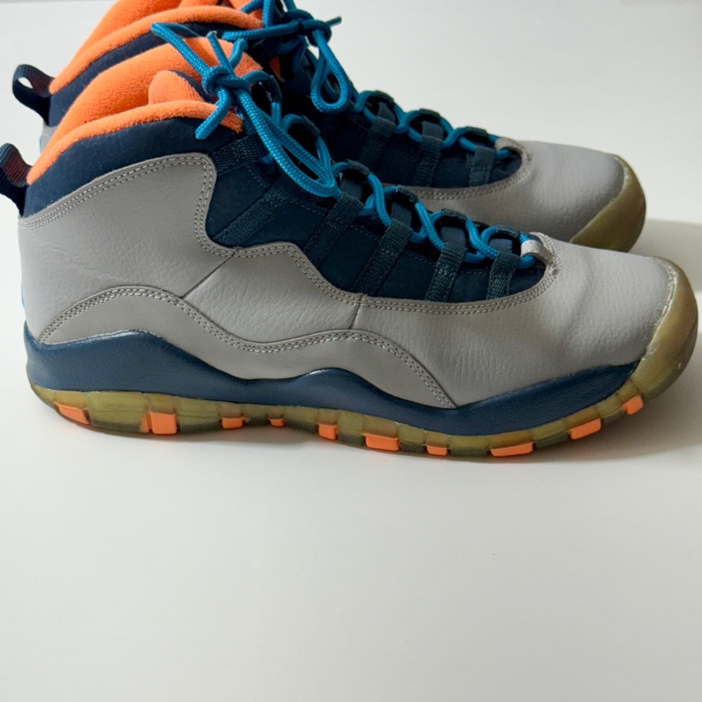 Vibrant Kids Sneakers in Gray and Orange